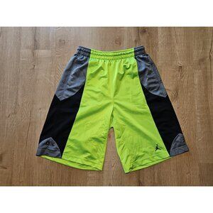 Jordan Durasheen Extra Long Basketball Shorts, Men's M, Volt Green/Gray Y2K